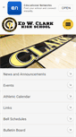 Mobile Screenshot of clarkchargers.org